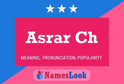 Asrar Ch Name Poster