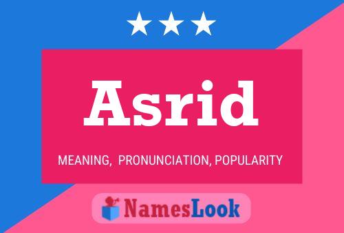 Asrid Name Poster