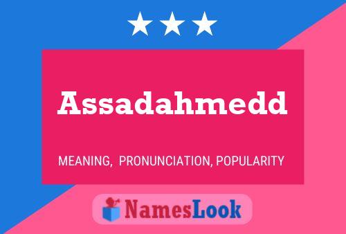 Assadahmedd Name Poster