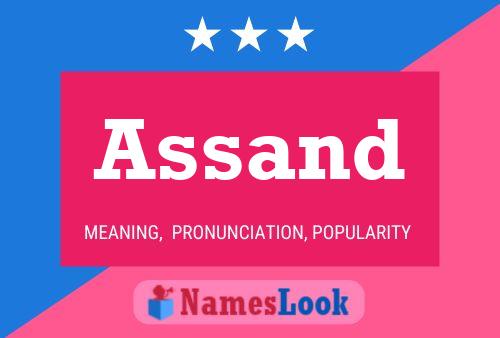 Assand Name Poster