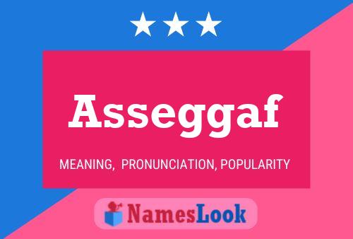 Asseggaf Name Poster