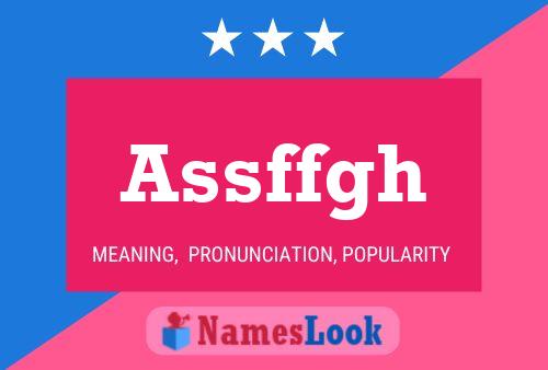 Assffgh Name Poster