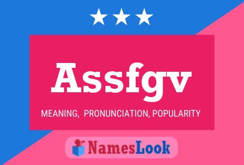 Assfgv Name Poster