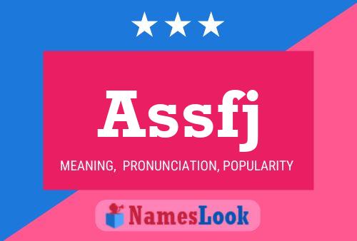 Assfj Name Poster