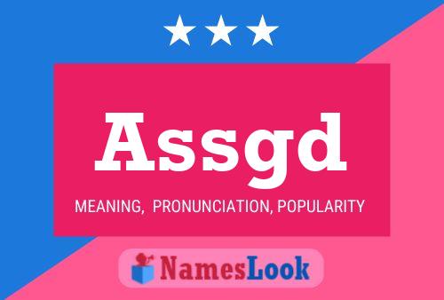 Assgd Name Poster