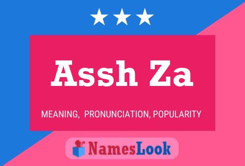 Assh Za Name Poster