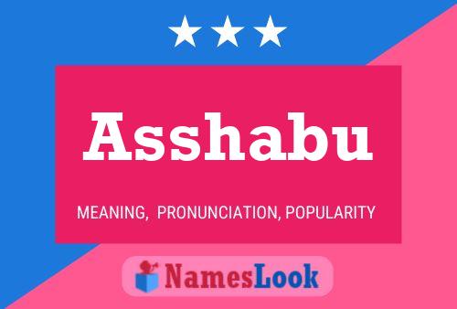 Asshabu Name Poster