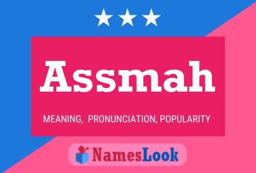 Assmah Name Poster