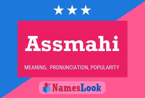 Assmahi Name Poster