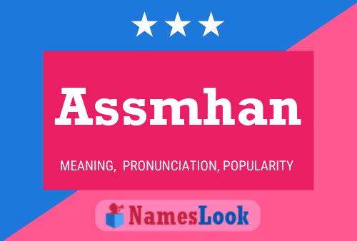 Assmhan Name Poster