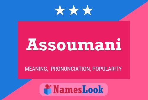 Assoumani Name Poster