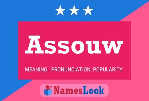 Assouw Name Poster