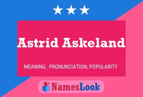 Astrid Askeland Name Poster