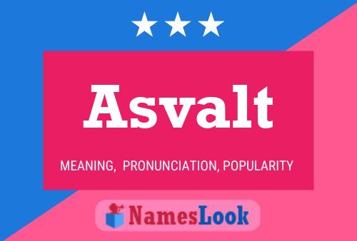 Asvalt Name Poster