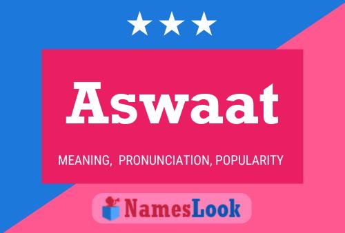 Aswaat Name Poster