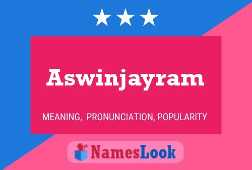 Aswinjayram Name Poster