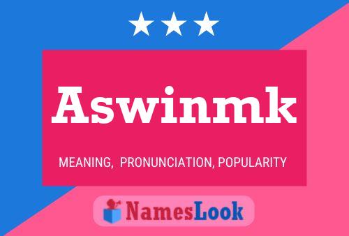 Aswinmk Name Poster