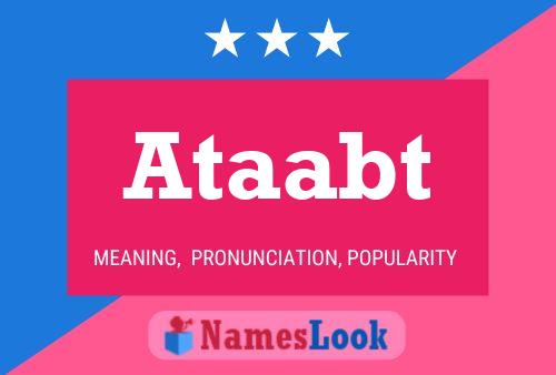 Ataabt Name Poster