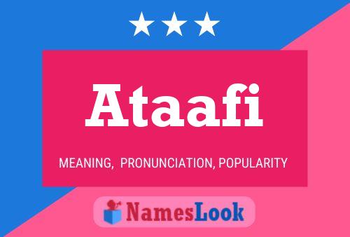 Ataafi Name Poster