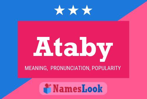 Ataby Name Poster