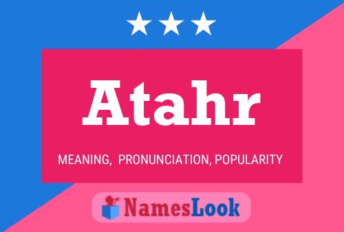 Atahr Name Poster