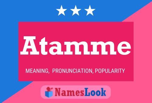 Atamme Name Poster