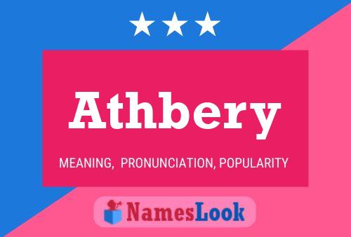 Athbery Name Poster