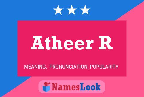 Atheer R Name Poster