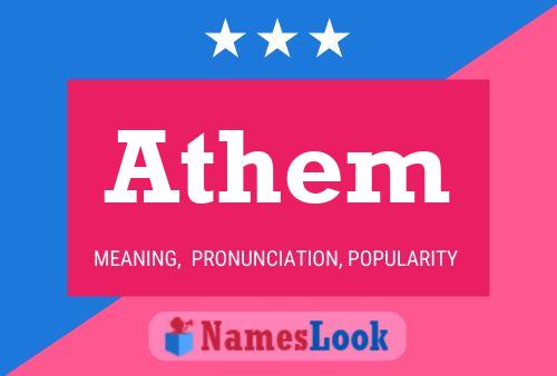 Athem Name Poster