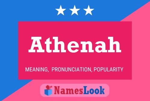 Athenah Name Poster