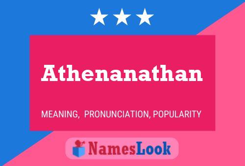 Athenanathan Name Poster