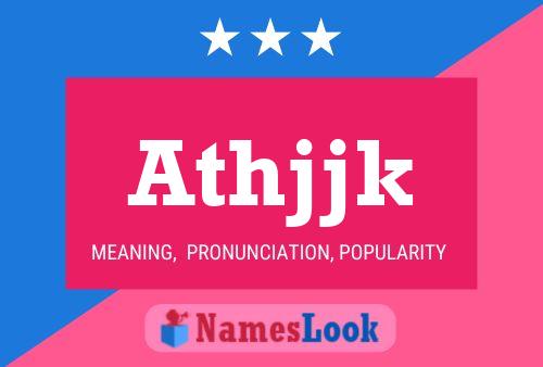 Athjjk Name Poster