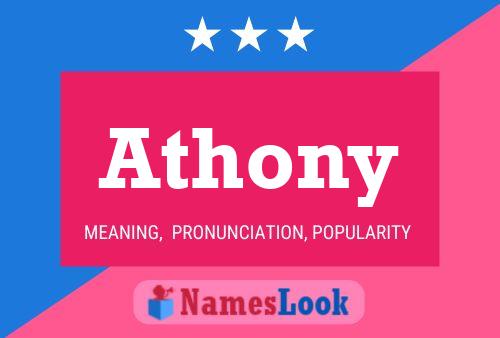 Athony Name Poster