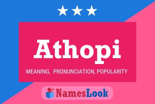 Athopi Name Poster