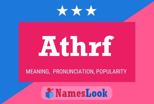 Athrf Name Poster