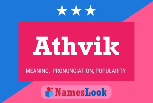 Athvik Name Poster