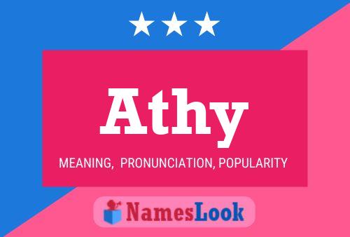 Athy Name Poster