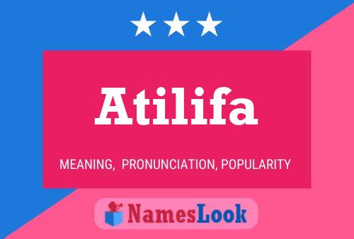 Atilifa Name Poster