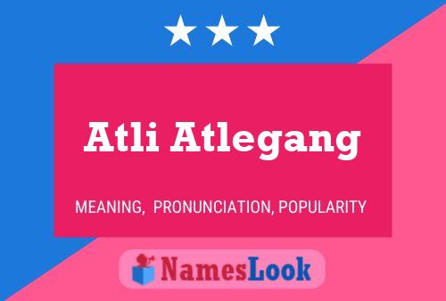 Atli Atlegang Name Poster