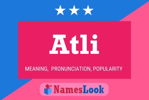 Atli Name Poster