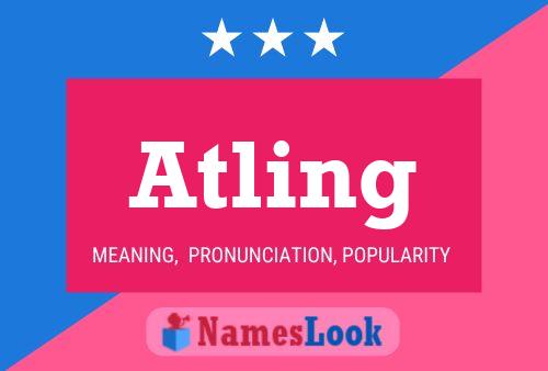 Atling Name Poster