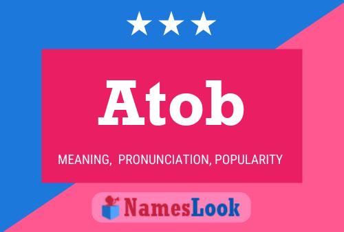 Atob Name Poster