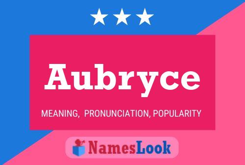 Aubryce Name Poster