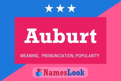 Auburt Name Poster