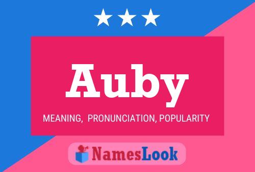 Auby Name Poster