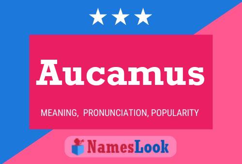 Aucamus Name Poster