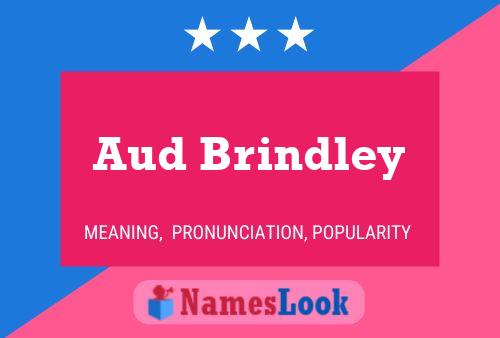 Aud Brindley Name Poster