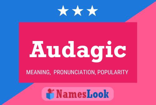 Audagic Name Poster