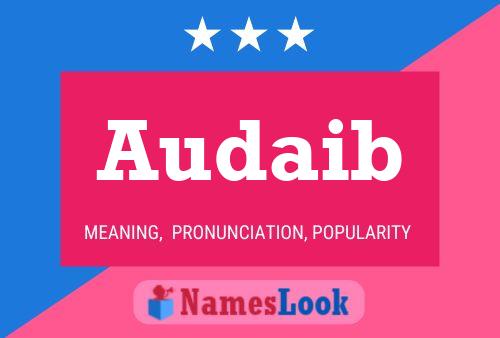 Audaib Name Poster