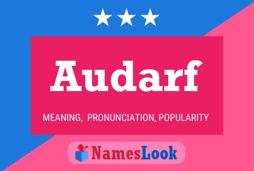 Audarf Name Poster